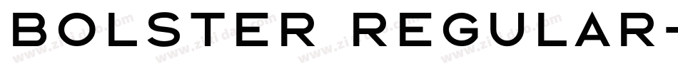 Bolster Regular字体转换